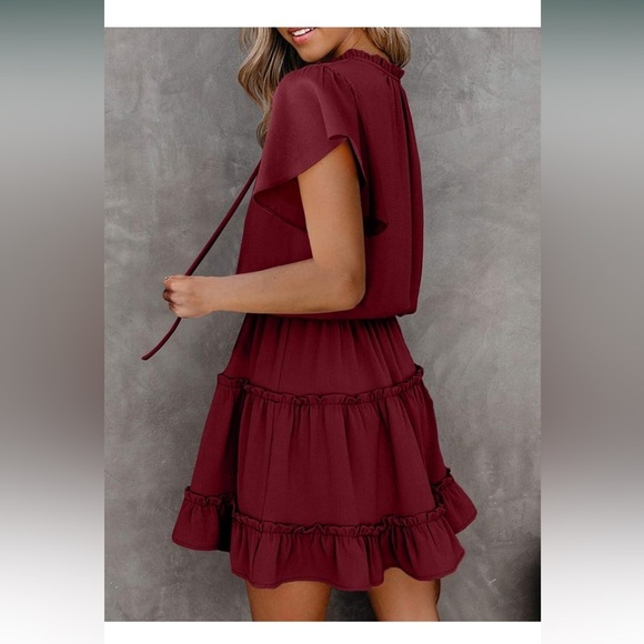 🥳🥳Pre loved like New!!! Tiered maxi dress M - Picture 2 of 4